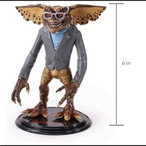 Stylish Gremlin Figurine with Gray Jacket